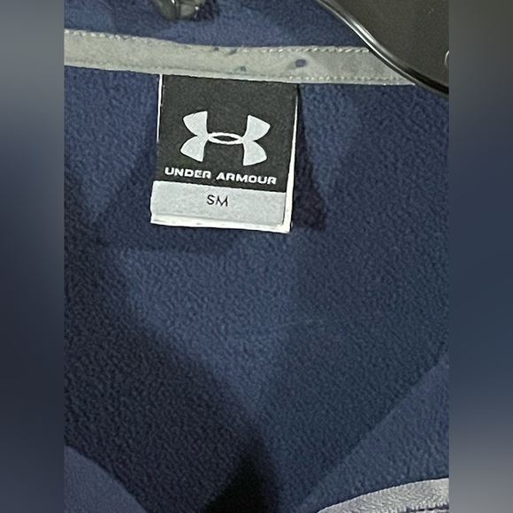 Under Armour Men's Quarter Zip fleece Pull Over size S - Picture 4 of 6